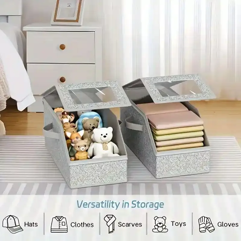 Stackable hat storage boxes