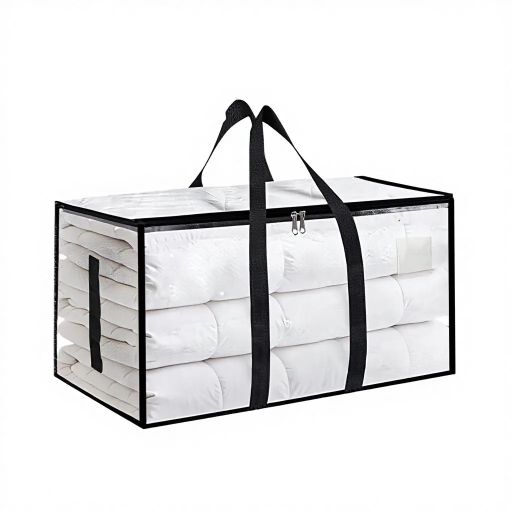 Heavy-Duty Large Moving Storage Bags - Waterproof with Zipper
