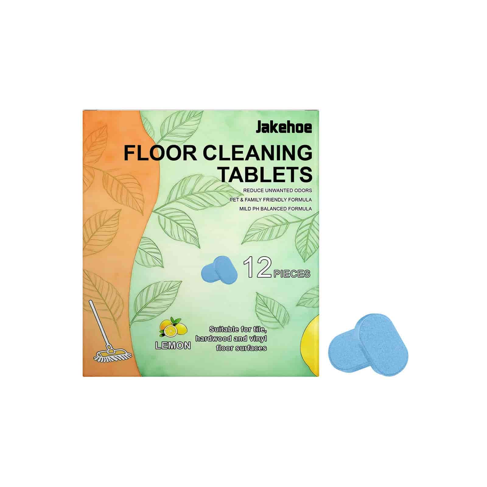 (12Pcs) Floor Cleaning Tablets - Stain Remover & Odor Eliminator
