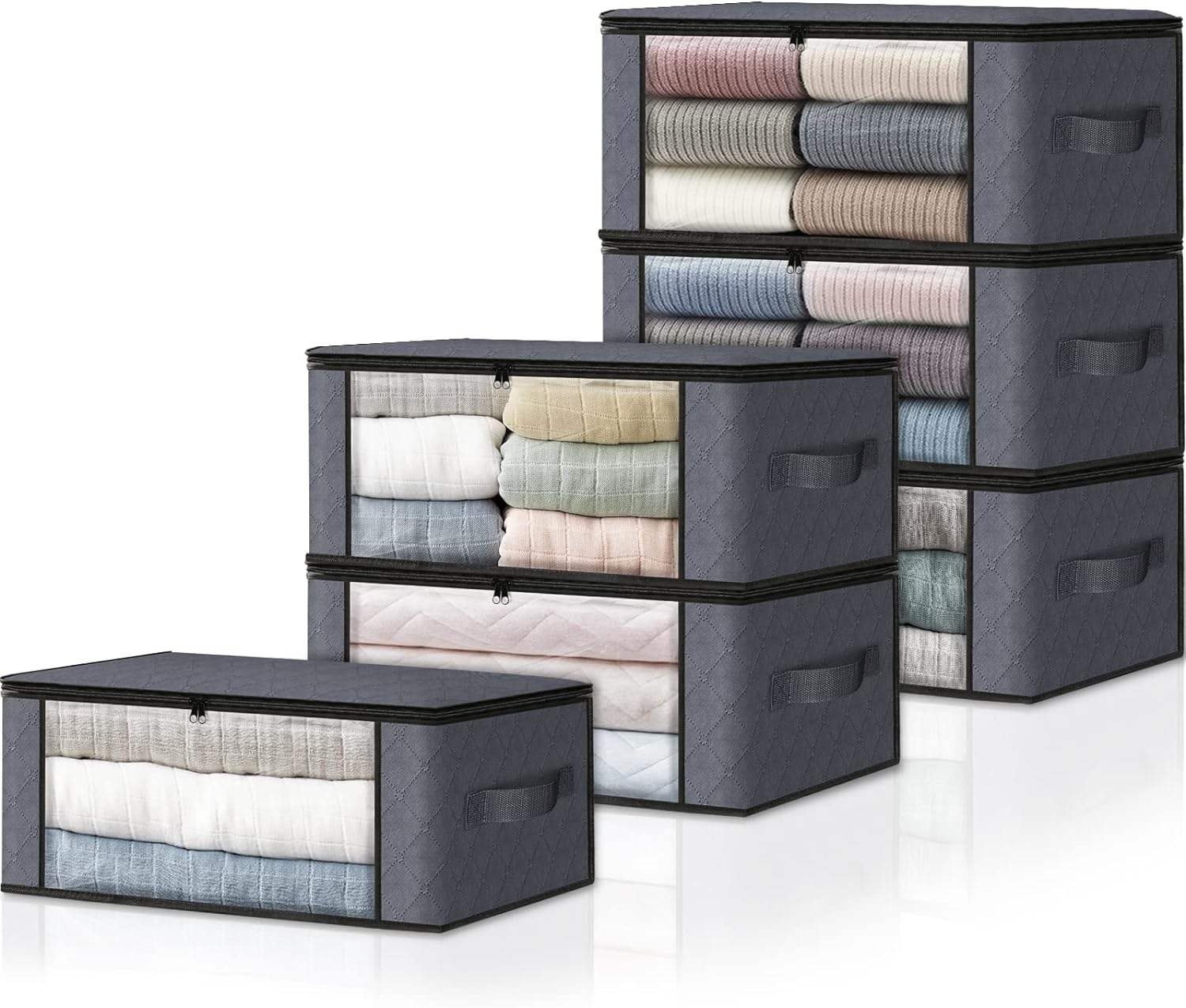 Foldable Thick Fabric Storage Bag for Clothes & Bedding