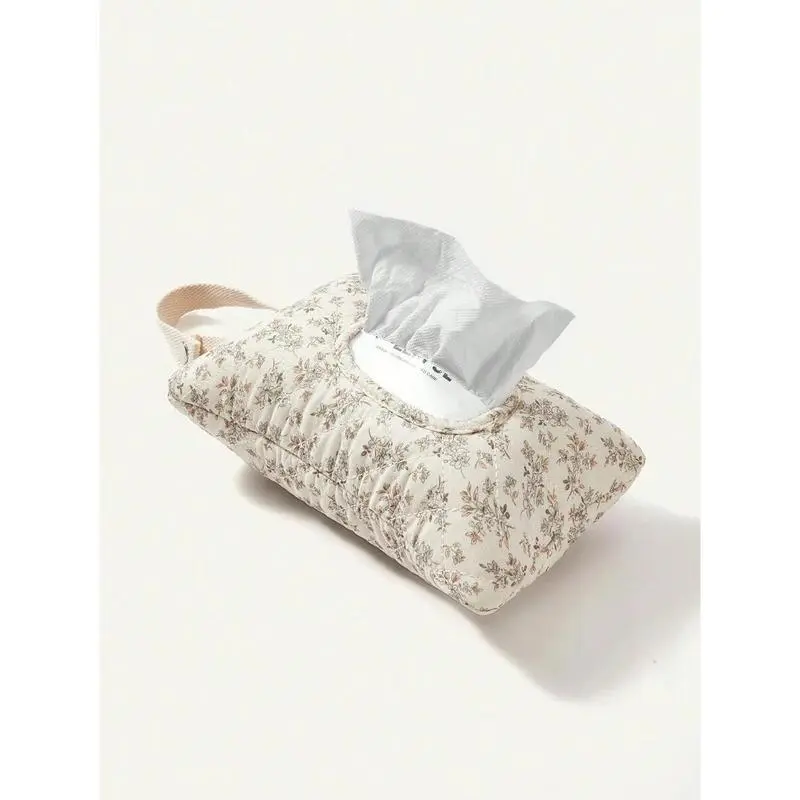 Hangable Floral Wet Wipes Bag - Portable Diaper Organizer Pouch